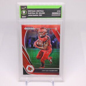 2021 Panini Prizm Draft Picks RC Red Javian Hawkins /299 #119 Degree 9